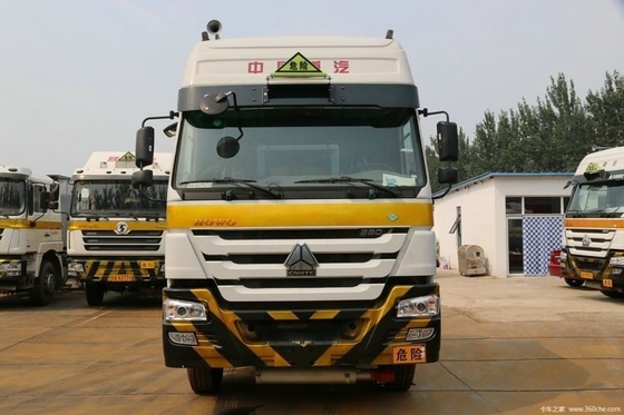 뜨거운 중고용 0 Km 국가 중량 트럭 HOWO 380 마력 6X4 CNG 트랙터 트럭