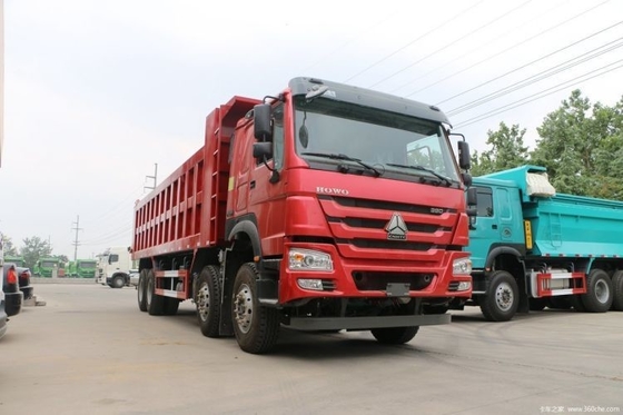 2011 국립 중량 트럭 HOWO 8X4 8.2m 덤프 트럭 380 HP 유로 2/3/4 사용용 0 km