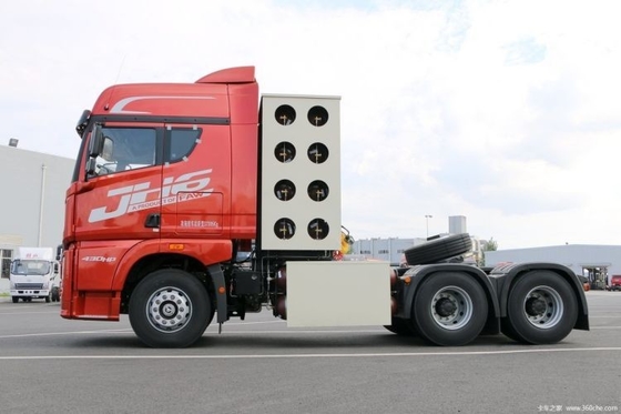 수동 변속기 부티크 칭다오 Jiefang JH6 무거운 트럭 430 HP 6X4 CNG 트랙터 트럭
