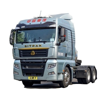 중고용 트럭 트랙터 헤드 Sinotruk SITRAK G7S 530 HP 6X4 LNG 느린 액체로 자동 변속기