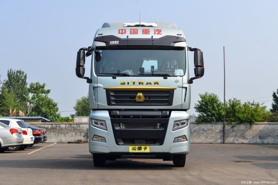 중고용 트럭 트랙터 헤드 Sinotruk SITRAK G7S 530 HP 6X4 LNG 느린 액체로 자동 변속기