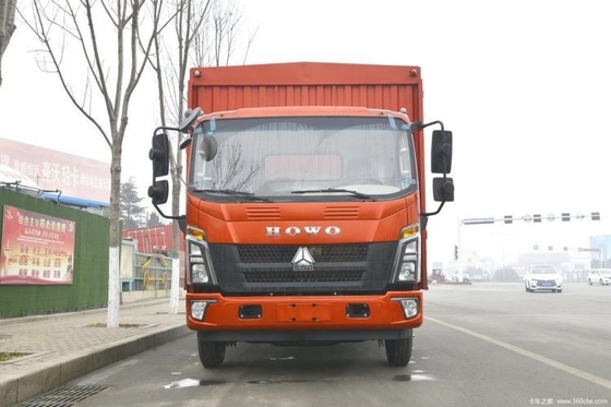 화물 탱크 크기 4.15*2.45*2.3m 무거운 트럭 HOWO Wang 4X2 160HP 그리드 경전 트럭