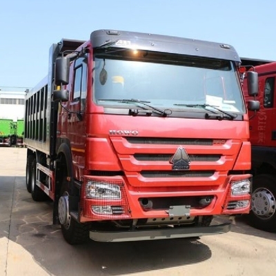저렴한 사용 된 HOWO-7 380 HP 6X4 6.8m 멀티미디어 시스템과 ESC와 함께 덤프 트럭