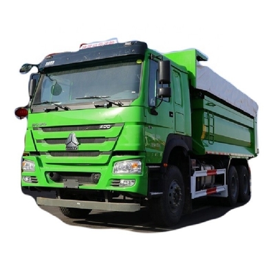 중고품 부티크 HOWO 중량 트럭 400 HP 6X4 5.6m SINOTRUCK 기어박스와 함께 덤프 트럭