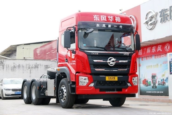 둥 펑후아 쉐인 HV5 460 HP 6X4 트랙터 트럭 헤드 31-40톤 부하 용량
