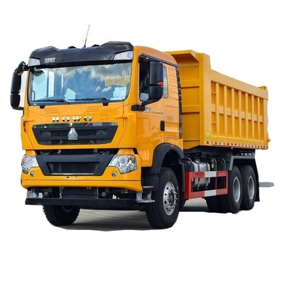 WEICHAI 엔진 400 HP 6X4 6.3m 덤프 트럭 국가 중부용 트럭에서 2 명의 승객을위한