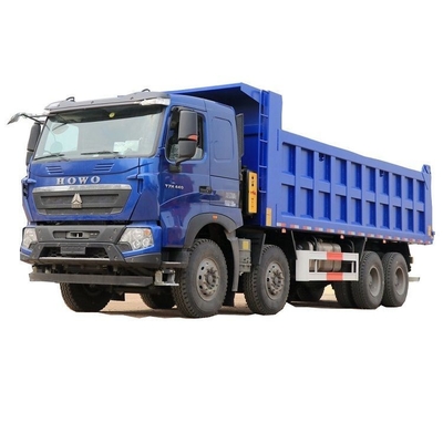 사용된 0 km Sinotruk HOWO T7H 중량 트럭 440 HP 8X4 7.6m 세계 시장에 대한 덤프 트럭