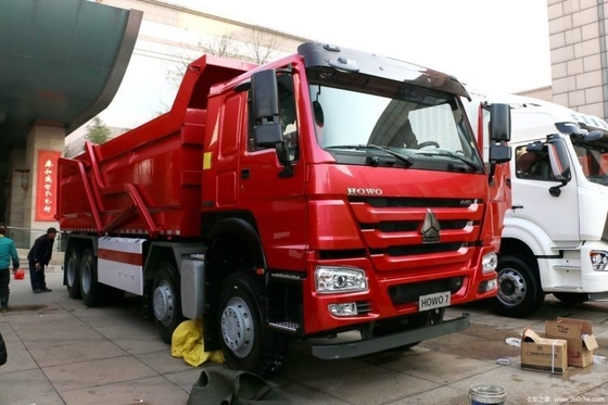 인기 있는 중고품 부티크 시노트럭 HOWO 무거운 트럭 440 HP 8X4 덤프 트럭 7.6m