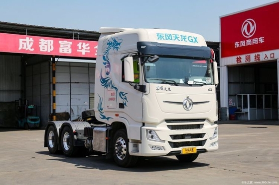 둥펑 티안롱 GX 560 HP 6X4 트랙터 트럭 역교속기 2번과 ESC 시스템