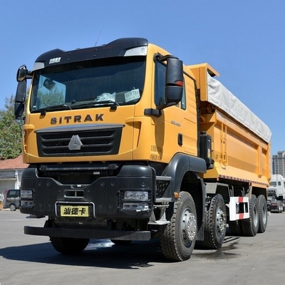 수동변속기 시노트럭 산데카 시트랙 G7W 중량 트럭 400마력 8X4 6.8m 덤프 트럭