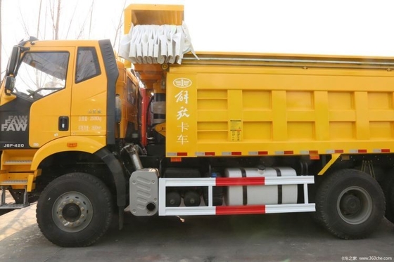 420 HP 6X4 Faw Jiefang J6P 무거운 트럭 산 버전 터치 스크린으로 덤프 트럭
