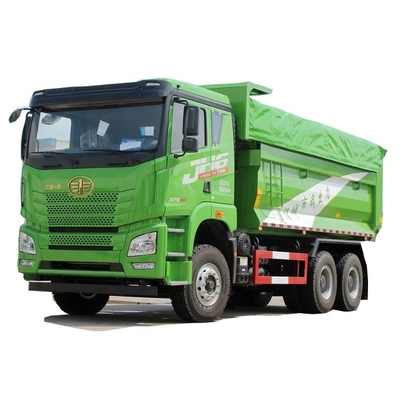 화물 탱크 길이는 ≥8m Tsingdo Liberation JH6 375hp 6X4 5.6m 중고용 덤프 트럭