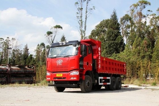 10 타이어 번호 FAW Jiefang J6P 무거운 트럭 남서쪽 버전 370HP 6X4 6.4m 덤프 트럭