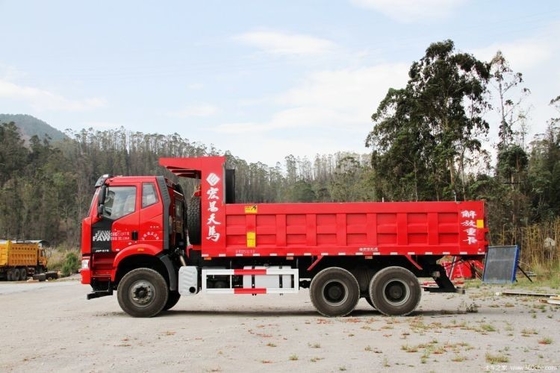 10 타이어 번호 FAW Jiefang J6P 무거운 트럭 남서쪽 버전 370HP 6X4 6.4m 덤프 트럭