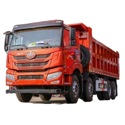 WEICHAI 엔진 칭다오 Jiefang 웨이 V 무거운 트럭 2.0 350 HP 8X4 6.5m 덤프 트럭