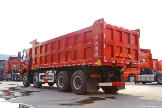 WEICHAI 엔진 칭다오 Jiefang 웨이 V 무거운 트럭 2.0 350 HP 8X4 6.5m 덤프 트럭