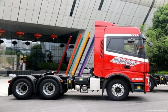 500 HP 6X4 트랙터 사용 된 0 Km 트리니티 무거운 트럭 공기 서스펜션 운전자 좌석