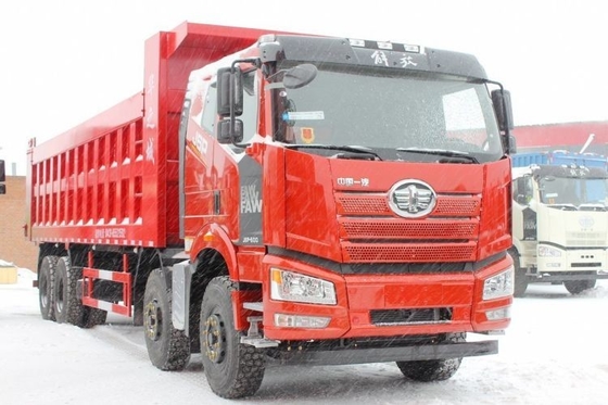 23 핫 부티크 중고차 Faw Jiefang J6P 중량 트럭 500 HP 8X4 8.5m 티퍼 트럭