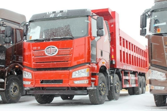 23 핫 부티크 중고차 Faw Jiefang J6P 중량 트럭 500 HP 8X4 8.5m 티퍼 트럭