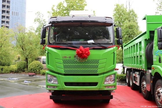 FAST 기어 박스 400 HP 8X4 6.5m 칭다오 Jiefang JH6 무거운 트럭 파일럿 버전 덤프 트럭