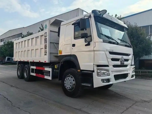 6X4 6.8m HOWO 무거운 트럭 후방 카메라와 15500KG 총 차량 무게와 함께 덤프 트럭
