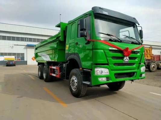 6X4 6.8m HOWO 무거운 트럭 후방 카메라와 15500KG 총 차량 무게와 함께 덤프 트럭
