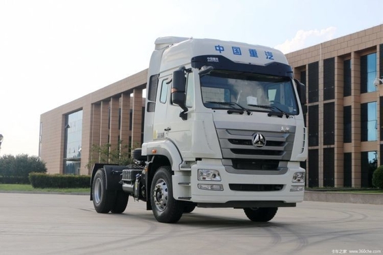 수동 에어컨 및 ACC 장착 340HP 4X2 HOWO 호한 J5G 무거운 트럭 트랙터
