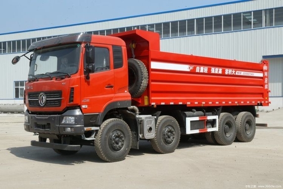 첨단 동펜 상용 차량 천롱 KC 중량 트럭 450hp 8X4 8.6m 덤프 트럭