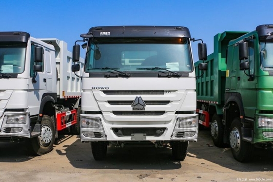 덤핑 트럭 사용 된 부티크 HOWO 무거운 트럭 375hp 6X4 6.8m 디젤 연료 유형