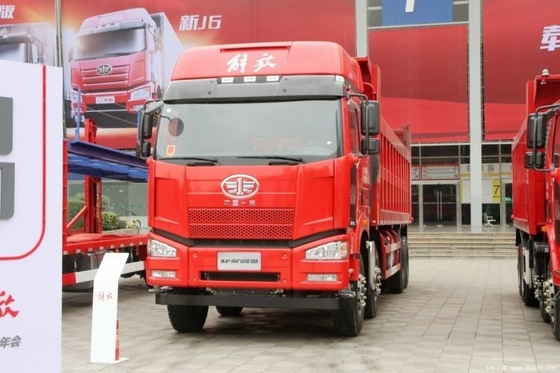 460HP Faw Jiefang J6P 무거운 트럭 8X4 8.8m 무거운 건설 작업용 덤프 트럭
