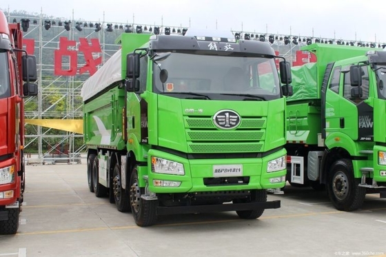 FAW Jiefang J6P 무거운 트럭 420HP 8X4 6.5m 연료 탱크 용량 300-400L를 위한 덤프 트럭