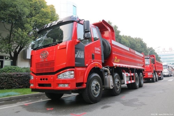 중국 부티크 중고차 Faw Jiefang J6M 280HP 8X4 6.8m 높은 전력 덤프 트럭
