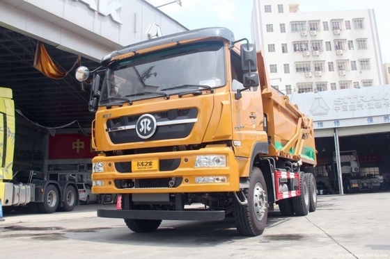 준비된 6X4 스테이어 340HP 덤프 트럭 5.6m 카시 자동 에어컨 포함