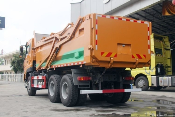 준비된 6X4 스테이어 340HP 덤프 트럭 5.6m 카시 자동 에어컨 포함