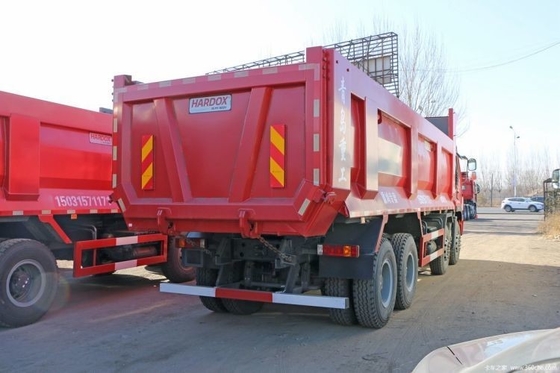 역차 2호 프로 시노트럭 하오한 J7B 340 HP 8X4 7.6m 덤프 트럭