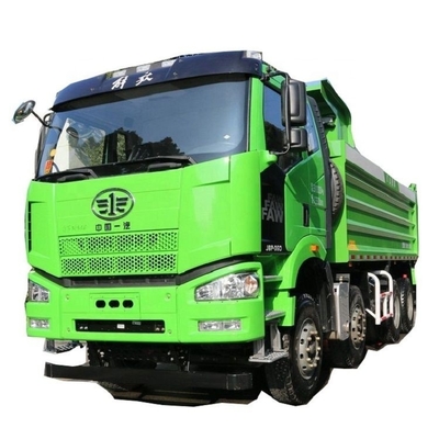 유로 2/3/4/5/6 배출량으로 수출 된 중고 Faw Jiefang J6P 8X4 350HP 덤프 트럭