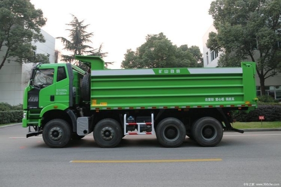 유로 2/3/4/5/6 배출량으로 수출 된 중고 Faw Jiefang J6P 8X4 350HP 덤프 트럭