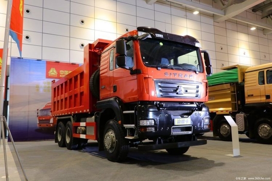 400HP 6X4 8.3m 덤프 트럭 산데카 시트랙 G7H 멀티미디어 시스템과 무거운 트럭