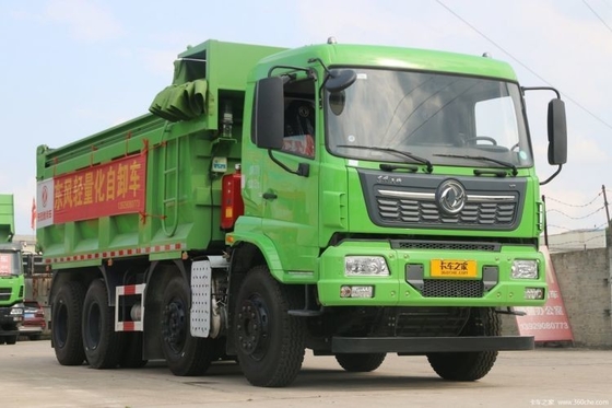 6.2m 덤프 트럭 320hp 8X4 동펜 상업용 차량 천진 VR 무거운 트럭