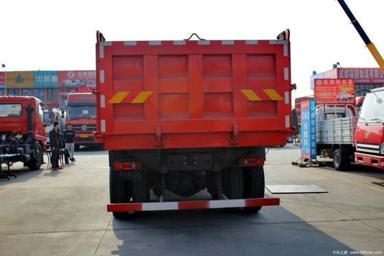 2010년 동펜 상용 트럭 280마력 8X4 7.6m 덤프 트럭 공기 서스펜션 운전석