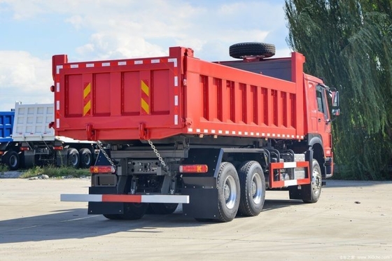 부하 용량 21-30톤 HOWOV7 중량 트럭 6X4 6미터 덤프 트럭 400HP 0KM