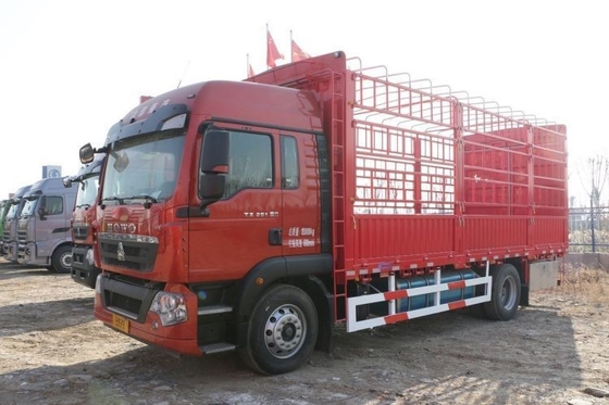 자동 SINOTRUCK HOWO TX 250hp 4X2 6.8m 창고 그리드 트럭