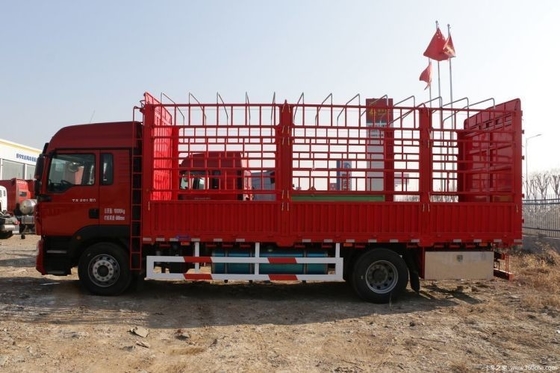 자동 SINOTRUCK HOWO TX 250hp 4X2 6.8m 창고 그리드 트럭