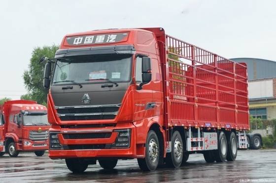 SINOTRUCK HOWO TH7 460HP 8X4 무거운 트럭 9.5m 창고 네트워크와 멀티미디어 시스템