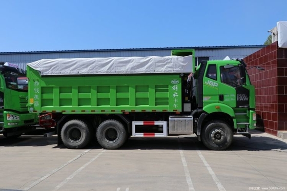 6X4 휠 디젤 FAW Jiefang J6P 무거운 트럭 420HP 5.8m 덤프 트럭 연료 엔진