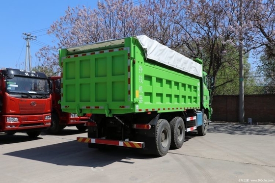 6X4 휠 디젤 FAW Jiefang J6P 무거운 트럭 420HP 5.8m 덤프 트럭 연료 엔진