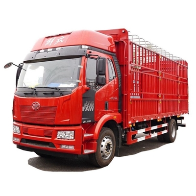 자동 에어컨 Faw Jiefang J6L Zhongka Chuangfu 220HP 4X2 6.8m 중고용 트럭