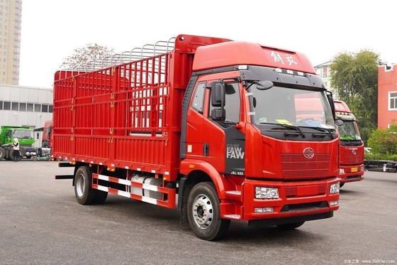 자동 에어컨 Faw Jiefang J6L Zhongka Chuangfu 220HP 4X2 6.8m 중고용 트럭
