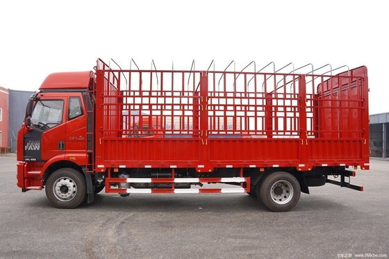 자동 에어컨 Faw Jiefang J6L Zhongka Chuangfu 220HP 4X2 6.8m 중고용 트럭