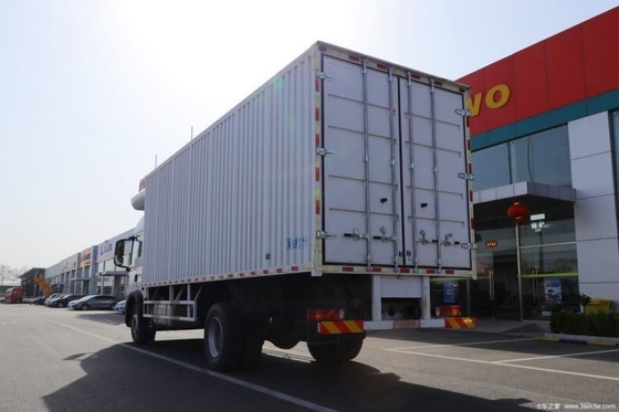EURO 5 10 앞바다 번호 Sinotruk HOWO T5G 280hp 4X2 7.92m 밴 트럭 울타리 트럭